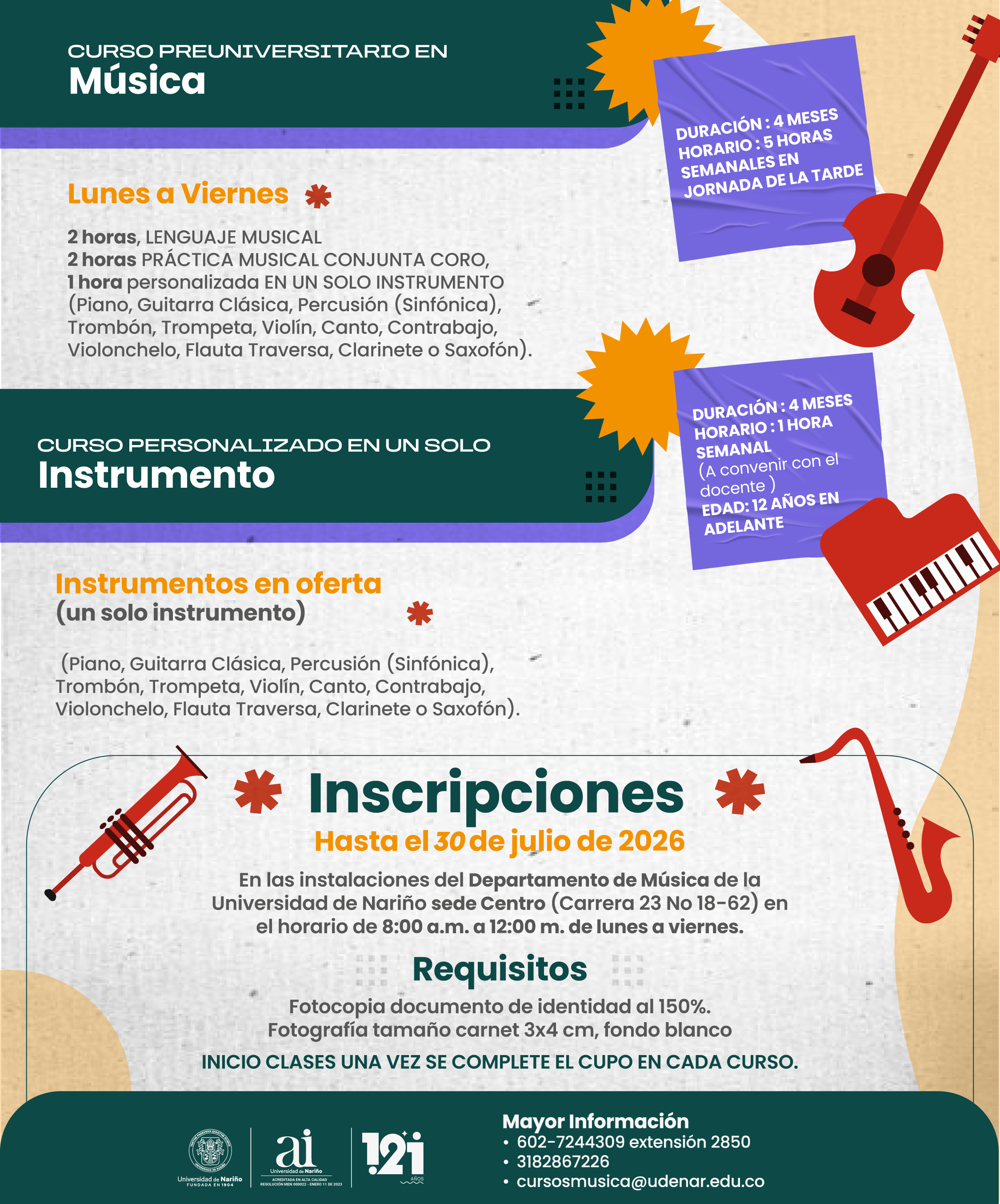 Flyer Preuniversitario-en-música-y-curso-personalizado-en-un-solo-instrumento