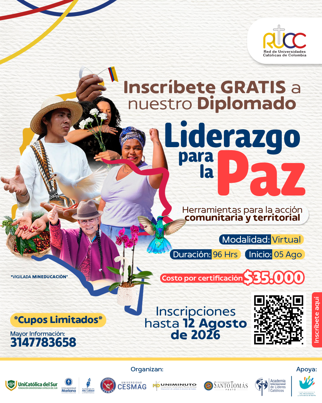 Diplomado liderazgo para la paz, Unicatólica del Sur – Post (2)