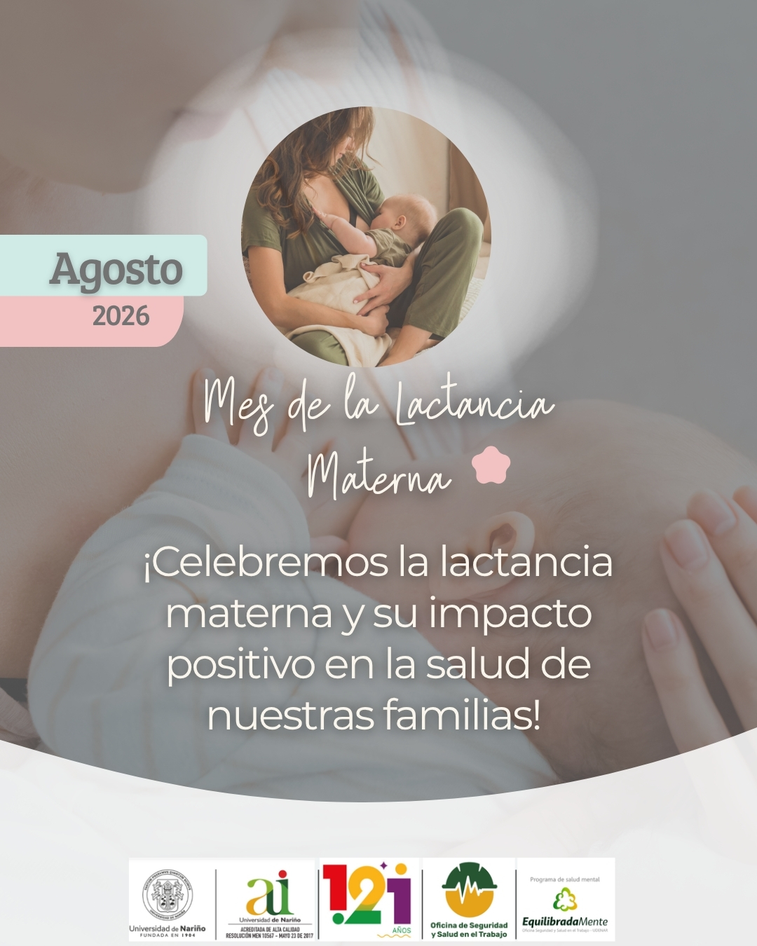 Agosto 2026 mes de la lactancia materna 1