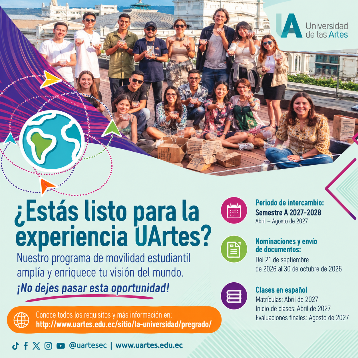 Intercambio estudiantil UArtes